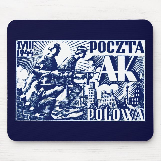 Mousepad Revolta de Varsóvia em 1944 (Frente)