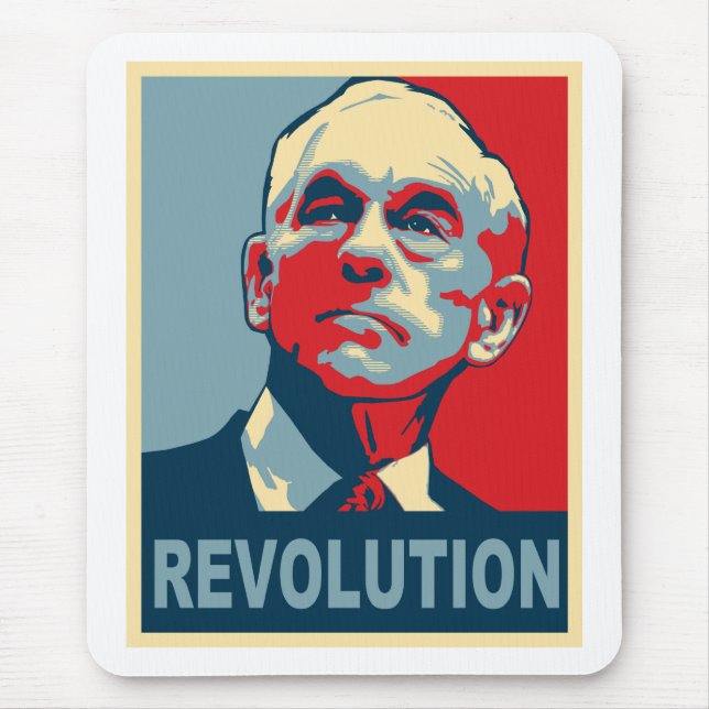 Mousepad Revolução de Ron Paul (Frente)