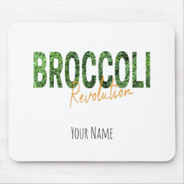 Mousepad Revolução do brócolis Vegias e Vegetais