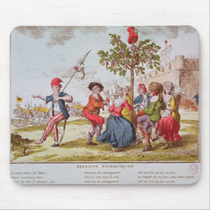Mousepad Revolucionários franceses que dançam o carmagnol