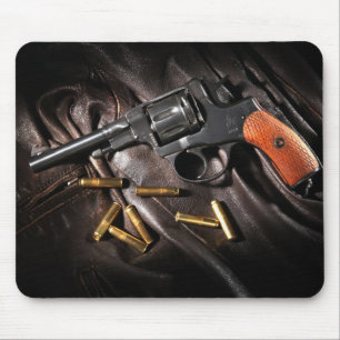 Mousepad Revólver 1895 de Nagant do russo