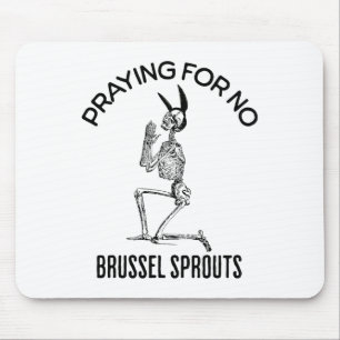 Mousepad Rezando Por Nenhum Escovão De Escova Engraçada Pel