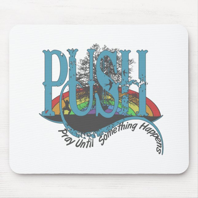 Mousepad Reze Até Algo Acontecer (Frente)