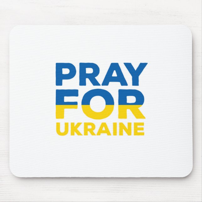 Mousepad Reze Pela Ucrânia (Frente)
