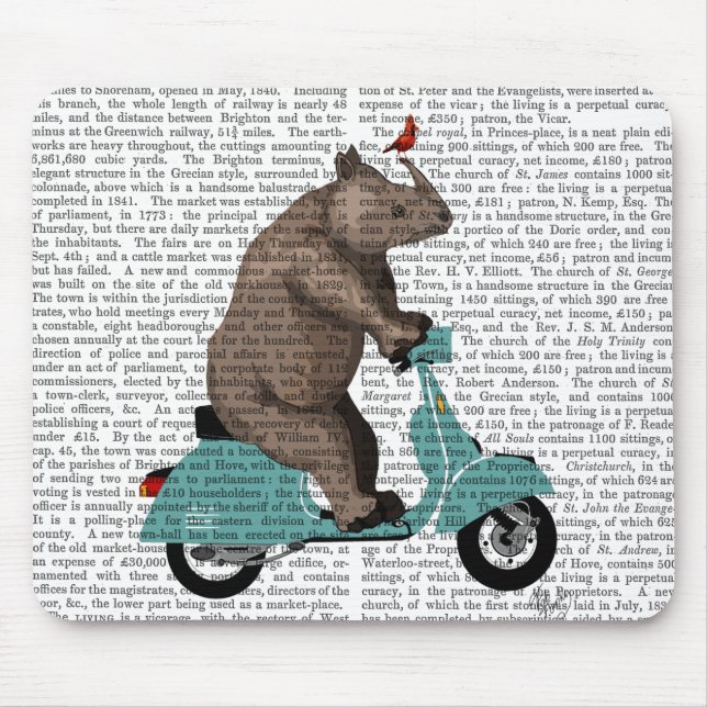 Mousepad Rhino em Moped (Frente)
