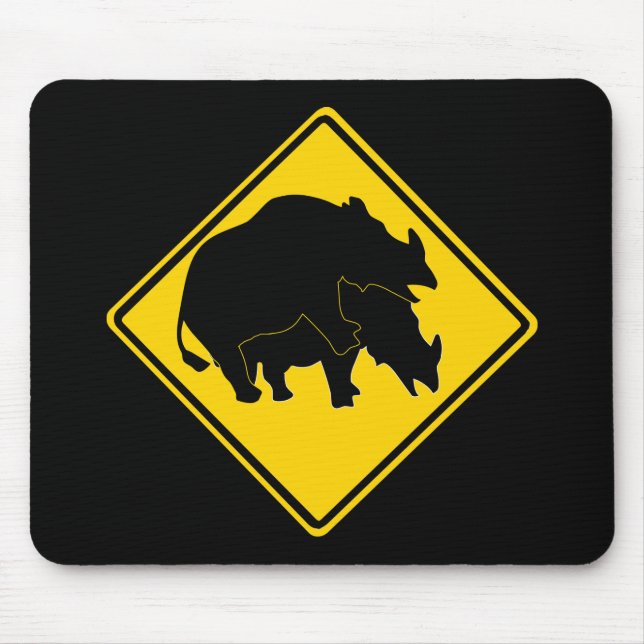 MOUSEPAD RHINOS QUE CRUZAM O SINAL DE ESTRADA (Frente)