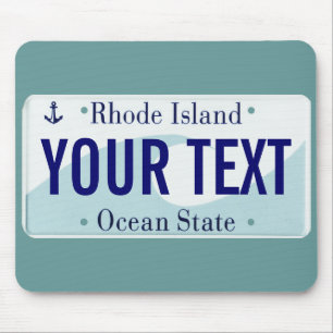 Mousepad Rhode - tapete do rato da placa do estado do