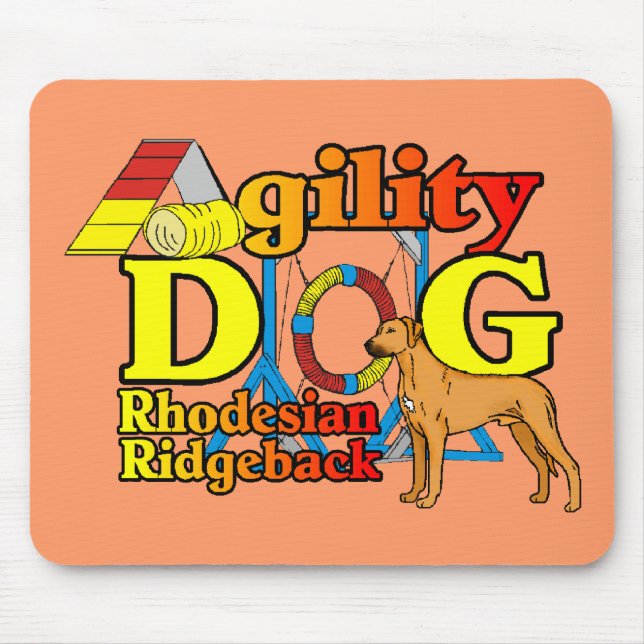 Mousepad Rhodesian_Ridgeback_Agilidade (Frente)