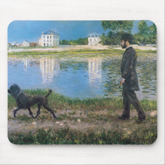 Mousepad Richard Gallo e seu cão - Gustave Caillebotte
