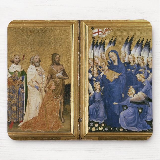 Mousepad Richard II apresentado ao Virgin e à criança (Frente)