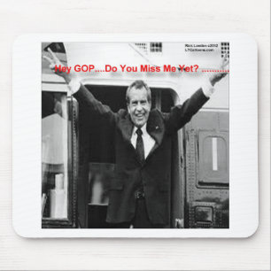 Mousepad Richard Nixon "Já Sentiu Minha Falta?" Camisetas e