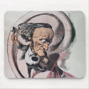 Mousepad Richard Wagner que racha o cilindro de orelha do
