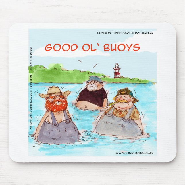 Mousepad Rick London Good Ol Buoys Engraçado Comic (Frente)