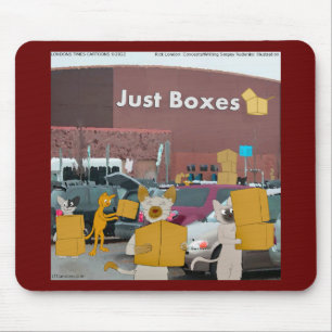 Mousepad Rick London Lojas de Grandes Caixas para Gatos Car