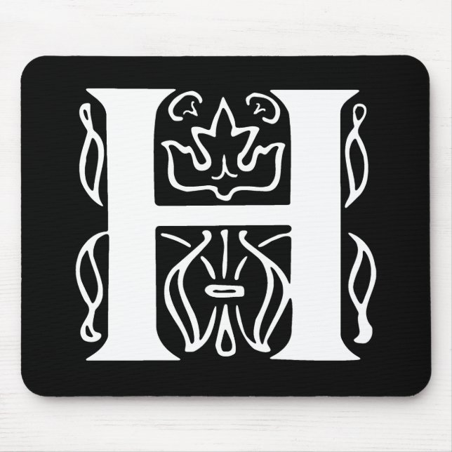 Mousepad Rico - Letra H (Frente)