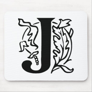 Mousepad Rico - Letra J