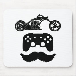Mousepad Ride.Game.Pai Gráfico Preto (A)