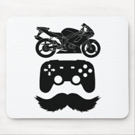 Mousepad Ride.Game.Pai Gráfico Preto (B)