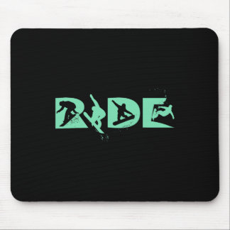 Mousepad Ride Snowboard Engraçado Snowboard Snowboarder Gif