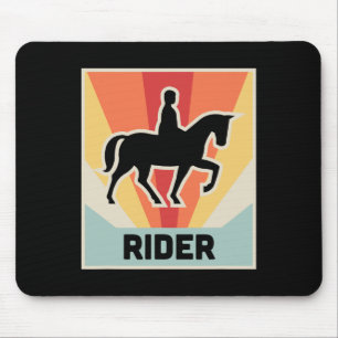 Mousepad Rider Vintage Horseback