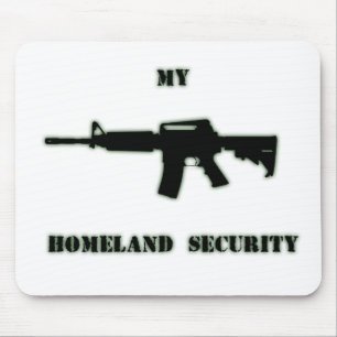 Mousepad Rifle preto AR-15 da arte de Phil em linha