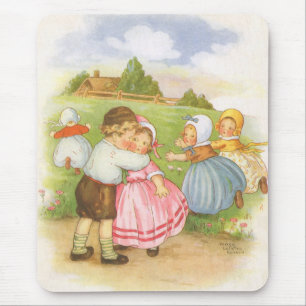 Mousepad Rimas infantis da Mamãe Gansa Georgie Porgie Vinta