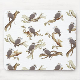Mousepad Rindo Kookaburra - Pássaro Australiano Eucalyptus
