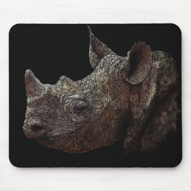Mousepad Rino Negro (Frente)