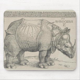 Mousepad Rinoceronte, Woodcut por Albrecht Durer