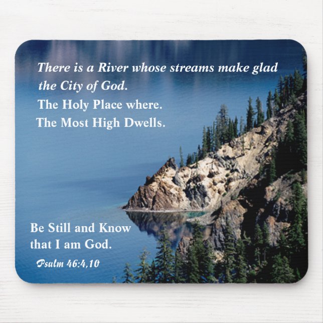 Mousepad Rio Azul de Deus Mousepad. (Frente)