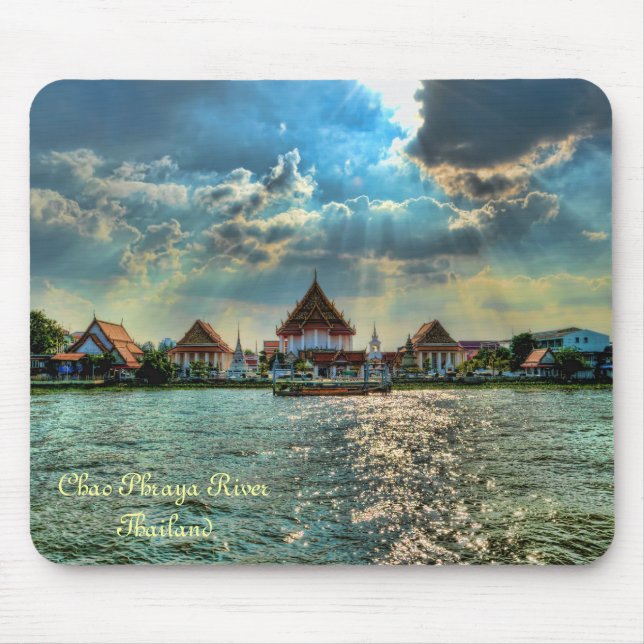 Mousepad Rio Chao Phraya, Tailândia (Frente)
