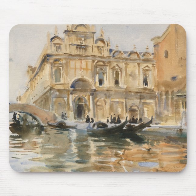 Mousepad Rio dei Mendicanti, Veneza por John Singer Sargent (Frente)