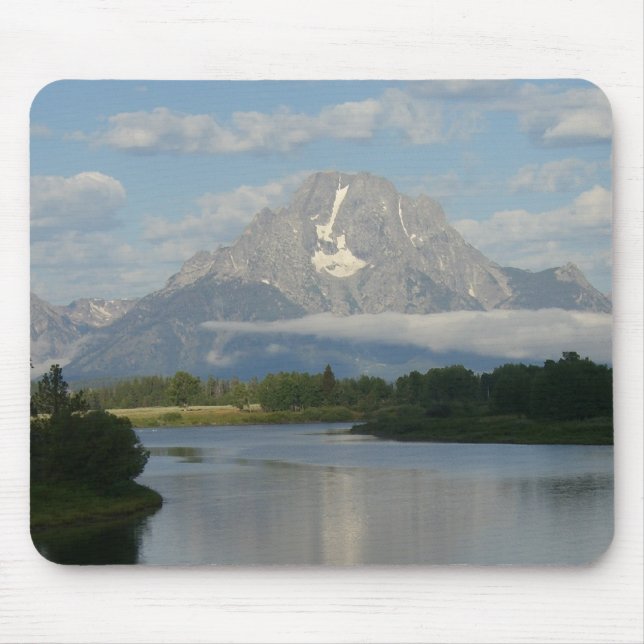 Mousepad Rio Jackson Hole no Parque Nacional Grand Teton (Frente)