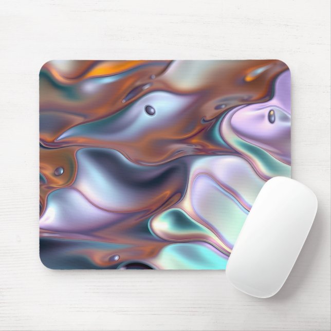 Mousepad Ripais Moldados Iridescentes (Com mouse)