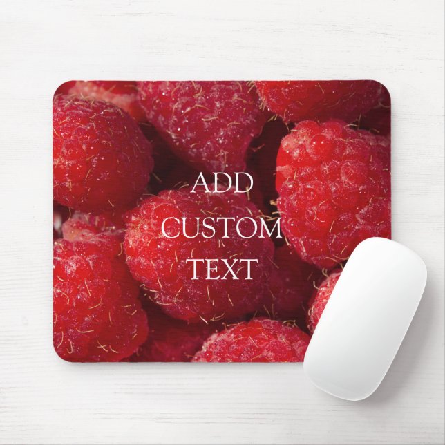 Mousepad Ripe framboesas vermelhas (Com mouse)