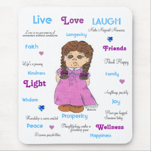 Mousepad Riso vivo do amor