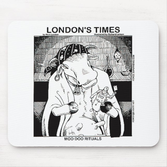 Mousepad Rituais Moo Doo Nova Orleans Vêm Presentes Engraça (Frente)