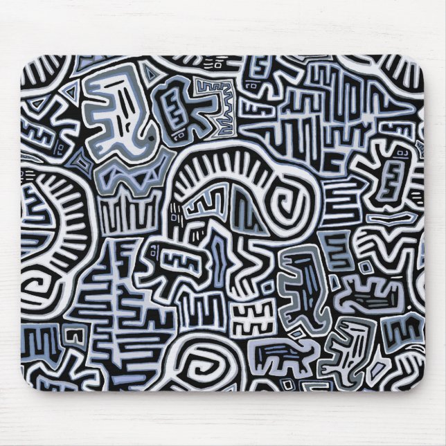 Mousepad Ritual de Peyote Xamânico Mola (Frente)