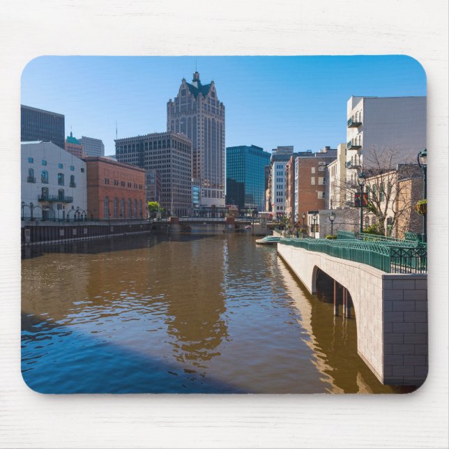 Mousepad riverfront da rua kilbourn em milwaukee (Frente)