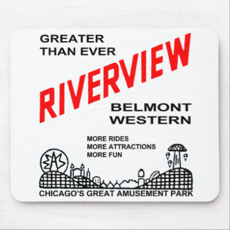 Mousepad Riverview Amusement Park, CHICAGO, ILL. (1904--67)