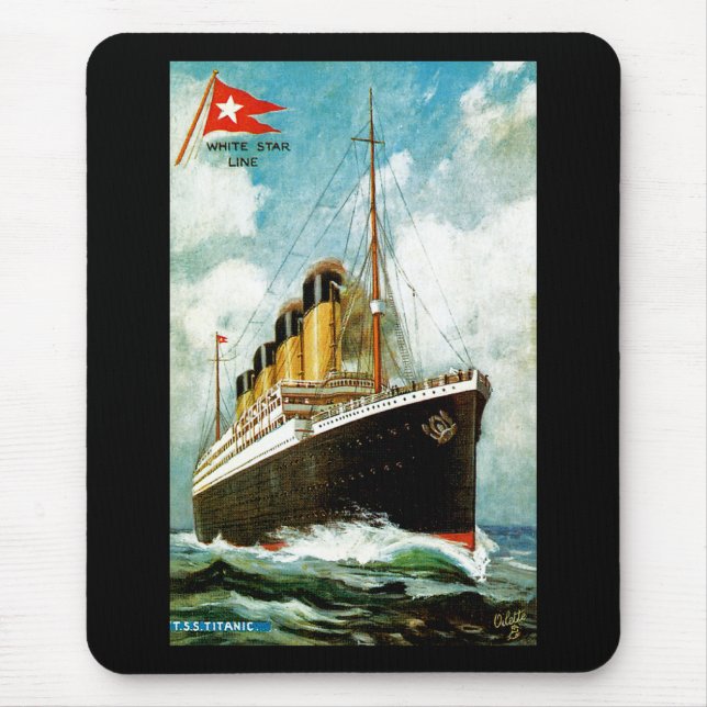 Mousepad RMS titânico (Frente)