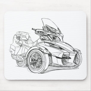 Mousepad Roadster 2010 de CanAm Spyder RT