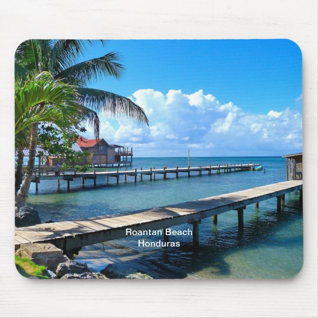 Mousepad Roantan Beach, Honduras (Frente)