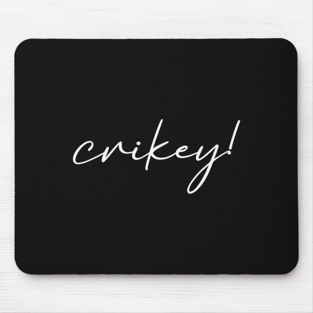 Mousepad Robert Irwin Crikey Meme Engraçado  (Frente)