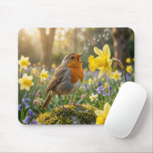 Mousepad Robin Cantando para um Narciso