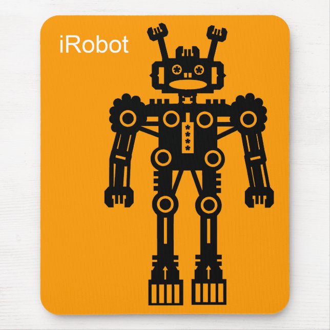 Mousepad Robô Mk mim (iRobot) - laranja (Frente)