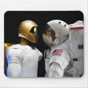 Mousepad Robonaut 2, uns dexterous, hel 3 do astronauta do