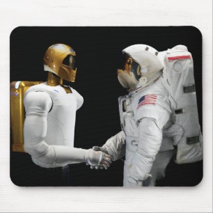 Mousepad Robonaut 2, uns dexterous, hel 4 do astronauta do