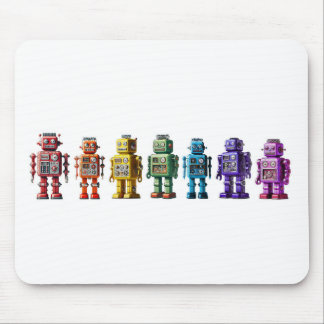 Mousepad Robôs arco-íris