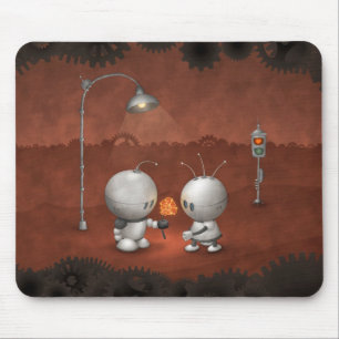 Mousepad Robôs no amor
